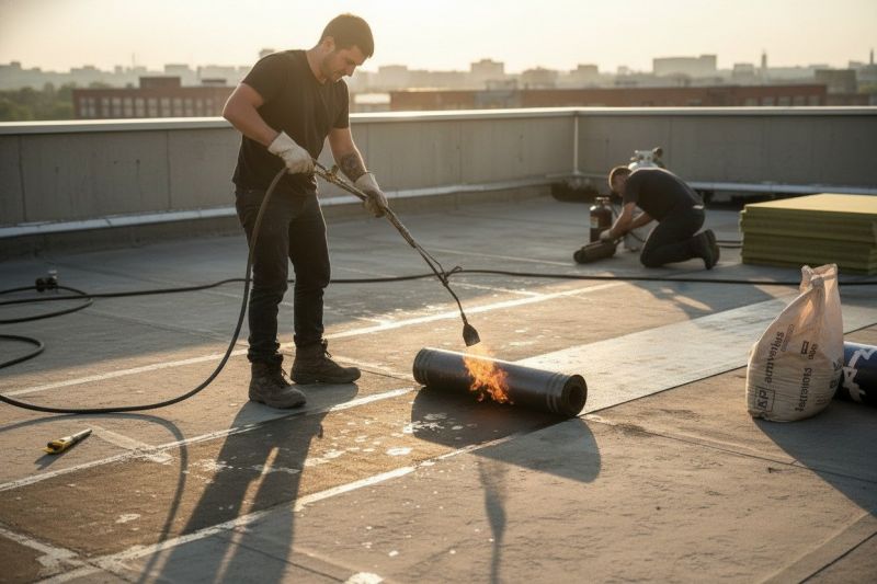 Tar Roof Replacement detail